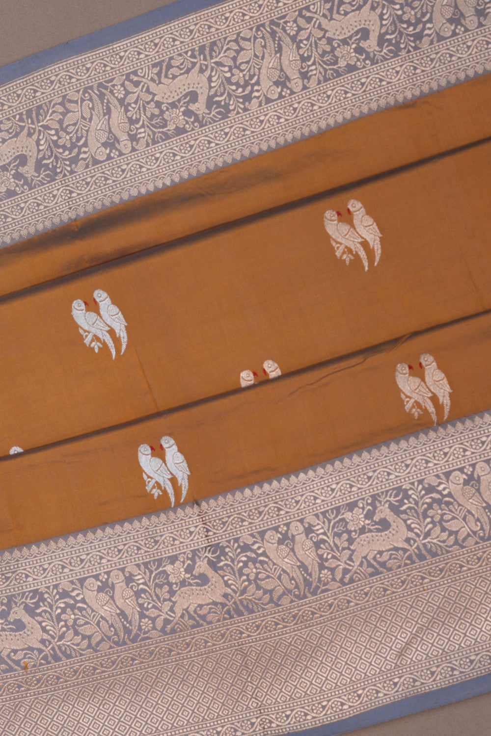 Image of Banarasi Silk Gold Saree