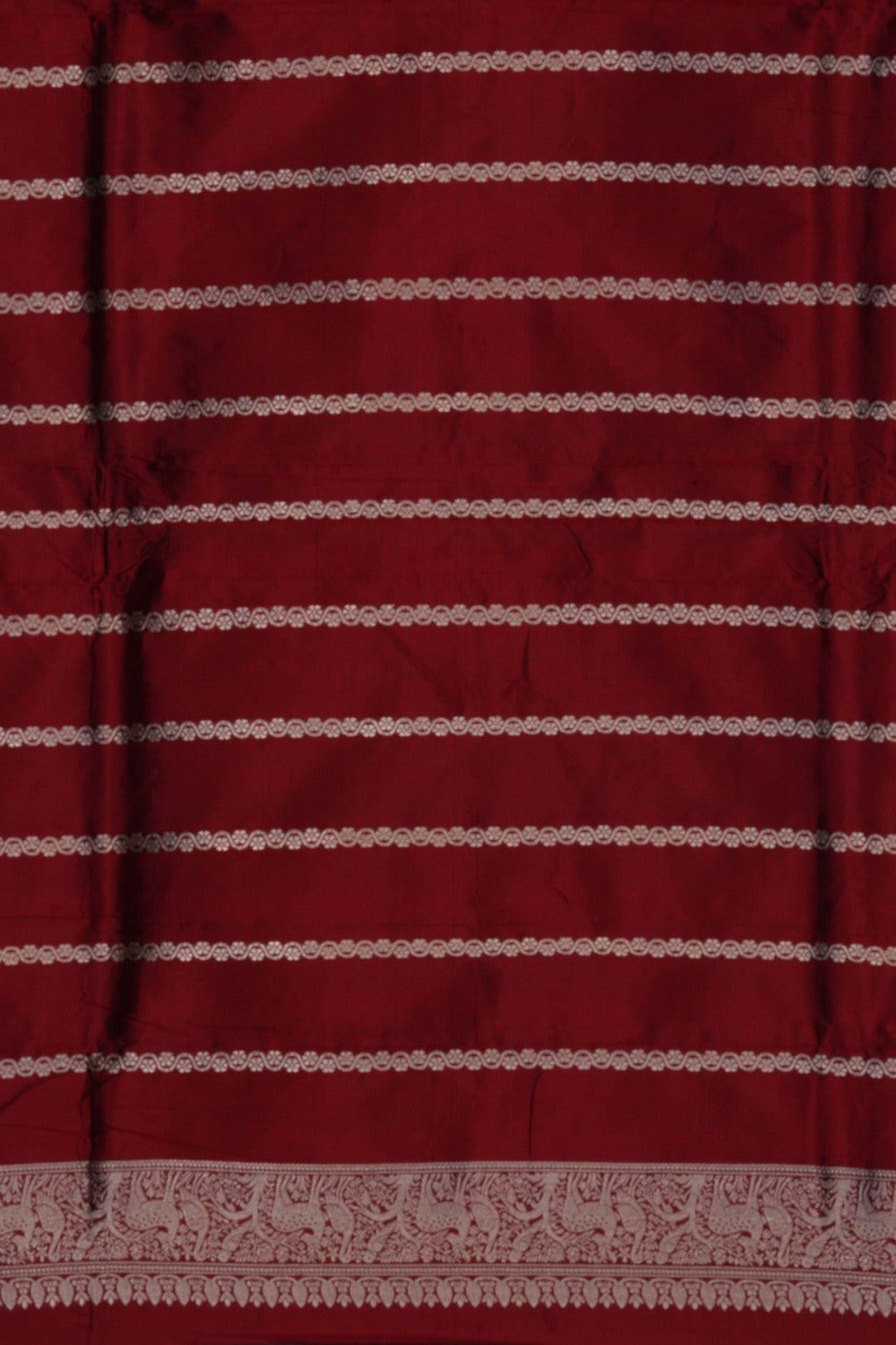 Image of Banarasi Silk Navy Blue Saree