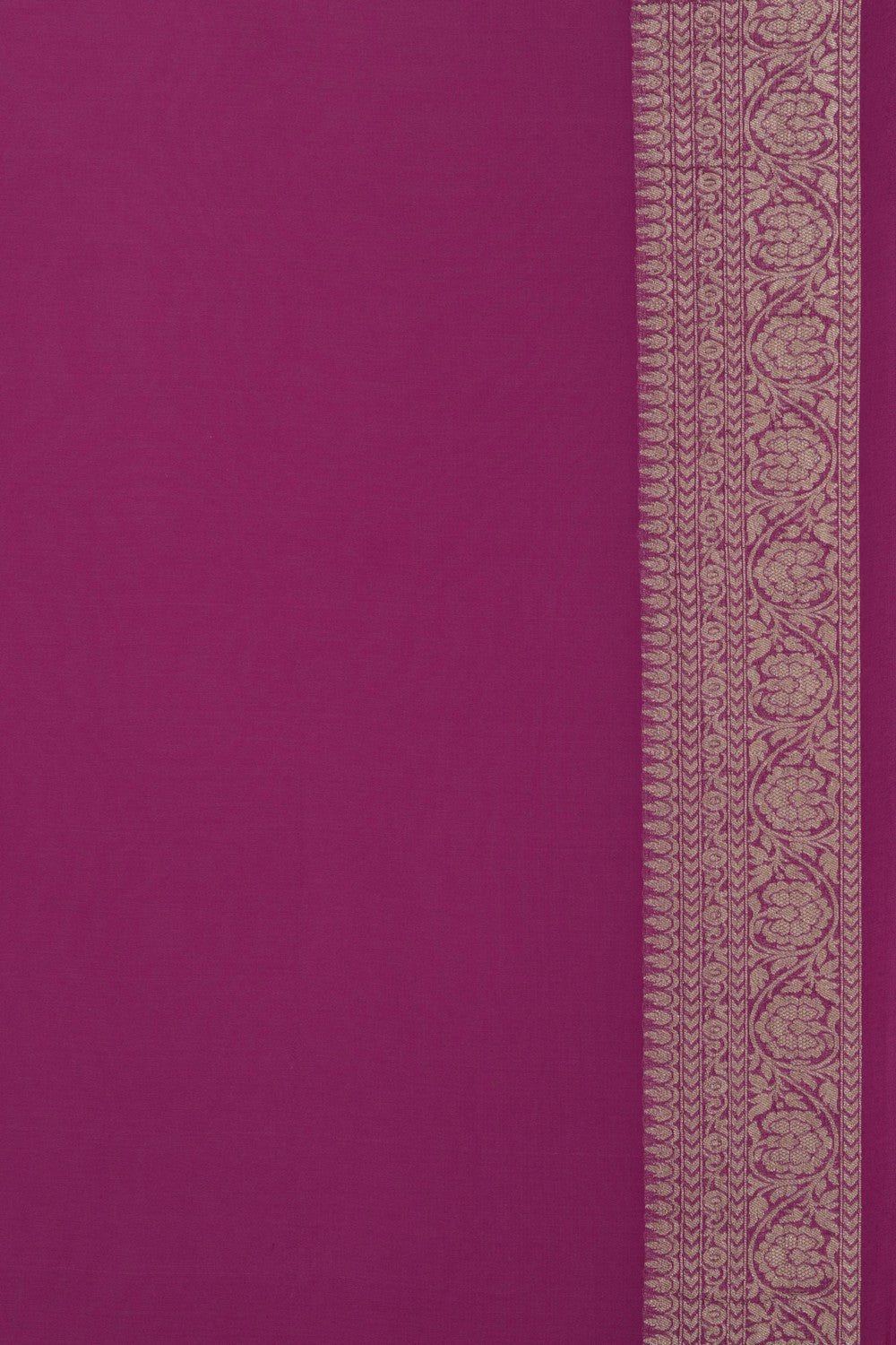 Banarasi Chiffon Orchid Pink Saree