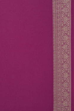 Image of Banarasi Chiffon Orchid Pink Saree