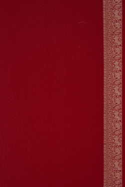 Image of Banarasi Chiffon Red Saree