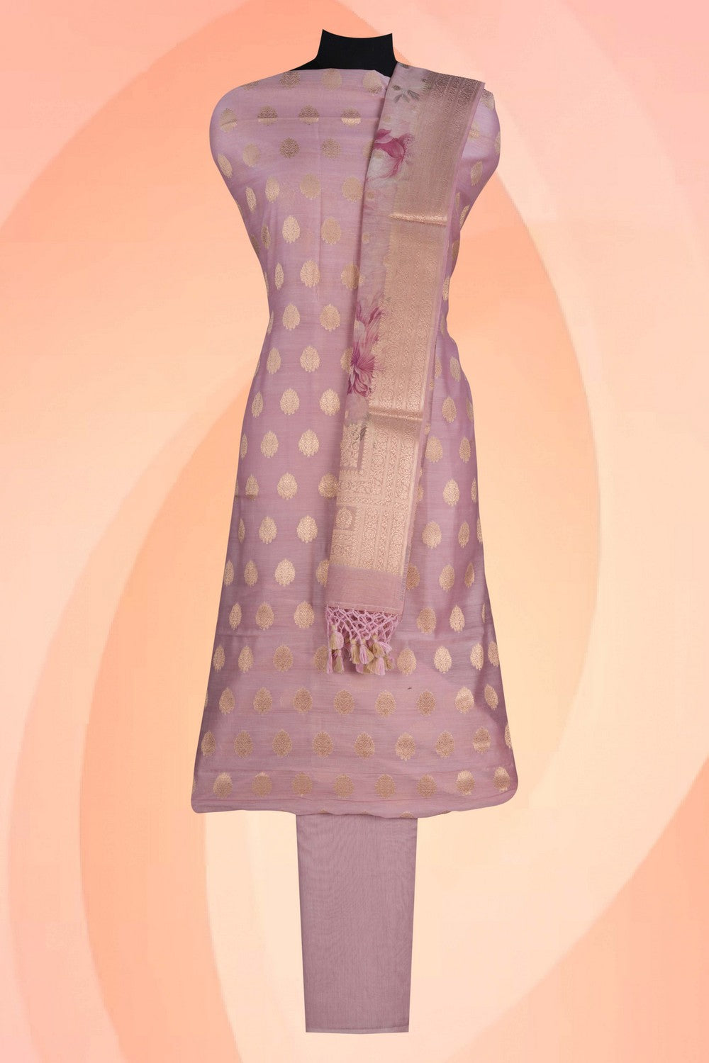 Image of Unstitched Suit Set Fabric (3 Pcs Set)