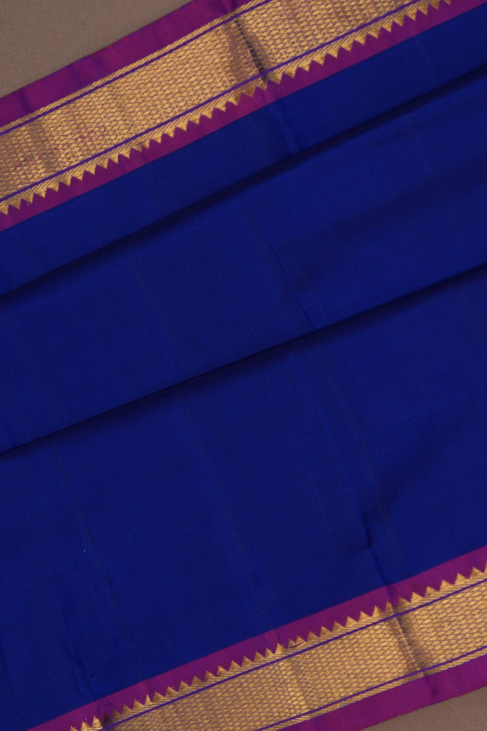 Image of South Silk Indigo Blue Saree