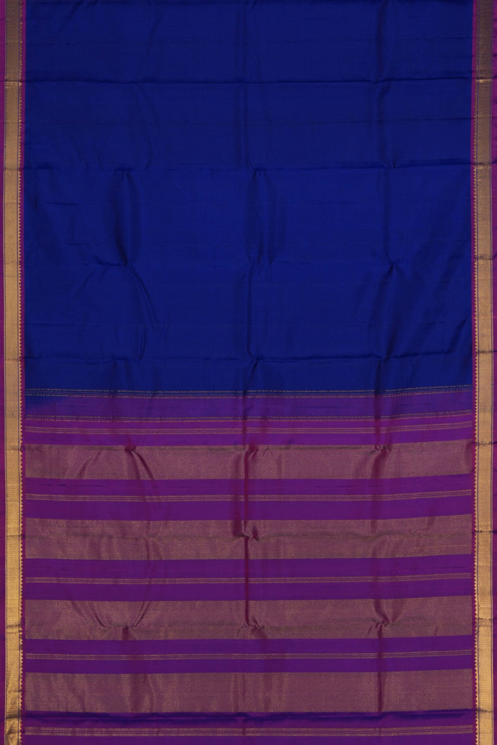 South Silk Indigo Blue Saree