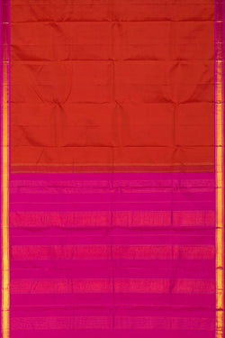 Image of South Silk Orange Saree