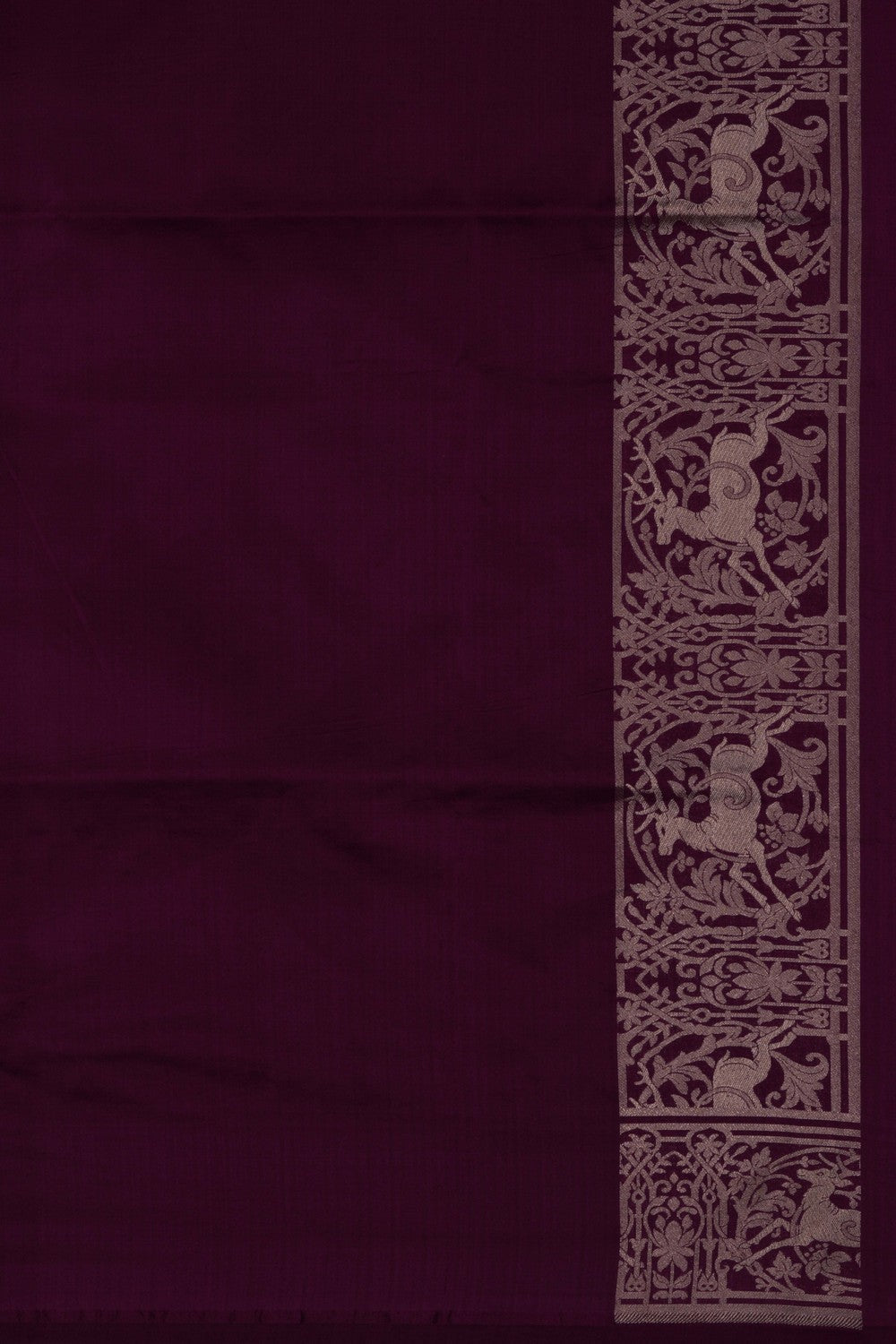 Image of Banarasi Katan Silk Purple Saree