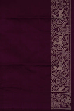 Image of Banarasi Katan Silk Purple Saree