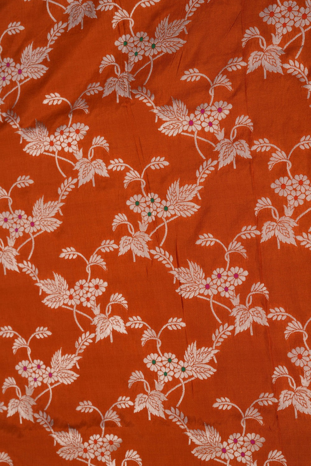 Banarasi Katan Silk Orange Saree