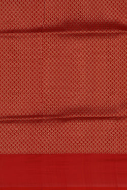 Image of Banarasi Katan Silk Orange Saree