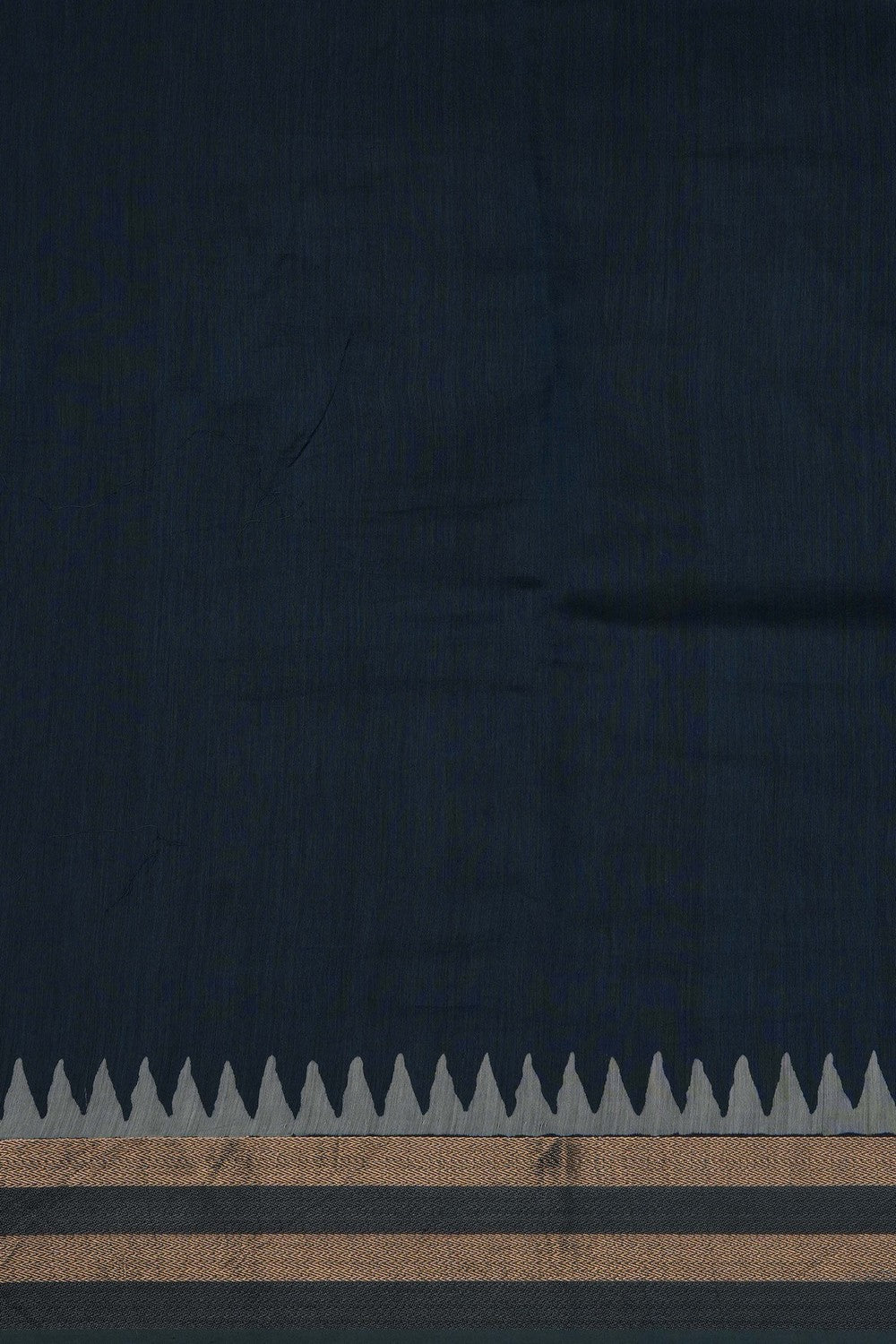Image of Blue Chanderi Silk Cotton Saree