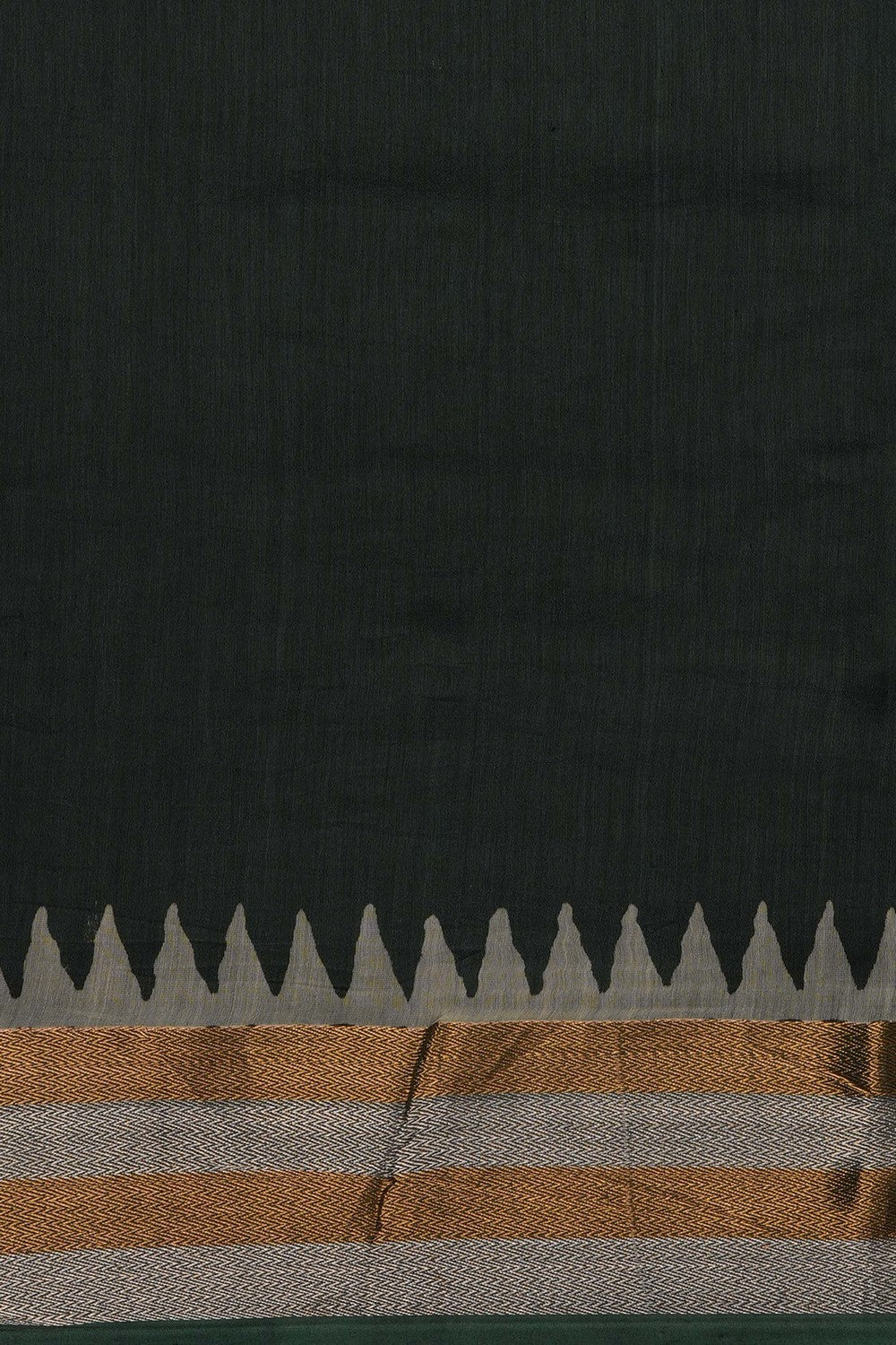 Image of Green Chanderi Silk Cotton Saree