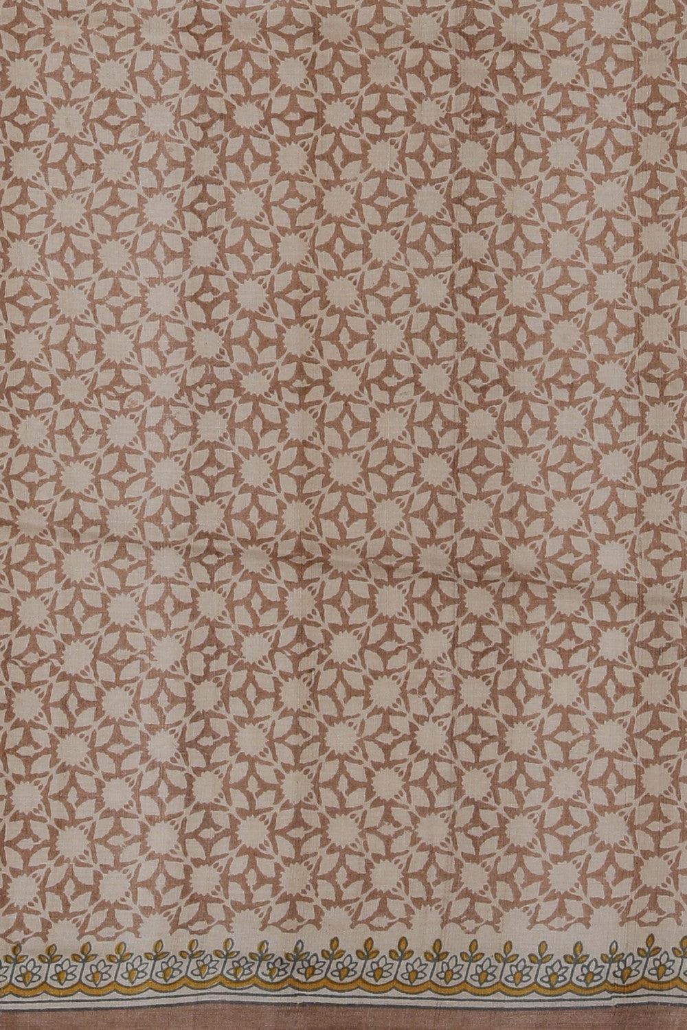 A Tussar Embroidery Saree