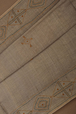 Image of A Tussar Embroidery Saree