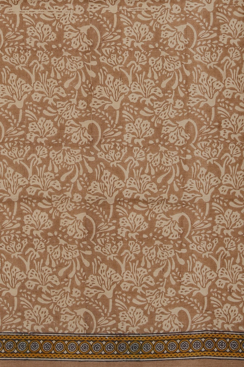 A Tussar Embroidery Saree