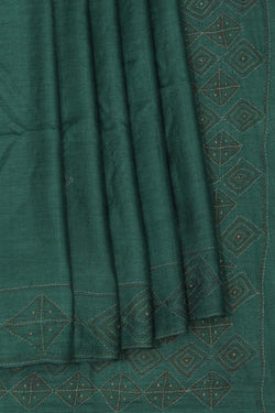 Image of A Tussar Embroidery Saree