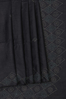 Image of A Tussar Embroidery Saree