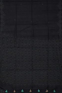 Image of A Tussar Embroidery Saree