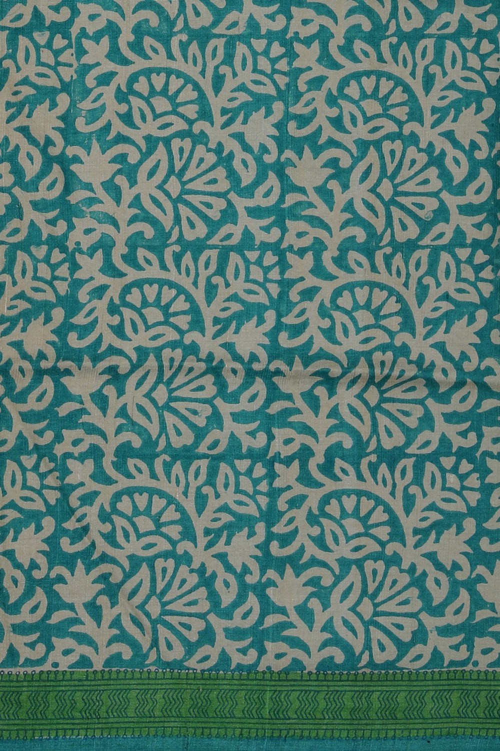 A Tussar Embroidery Saree