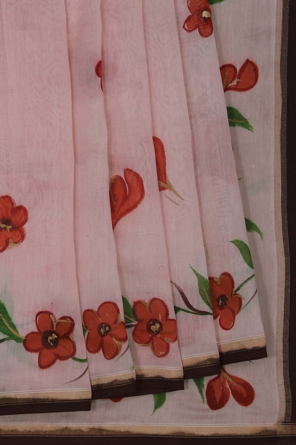 Image of Cotton Silk Pink Saree