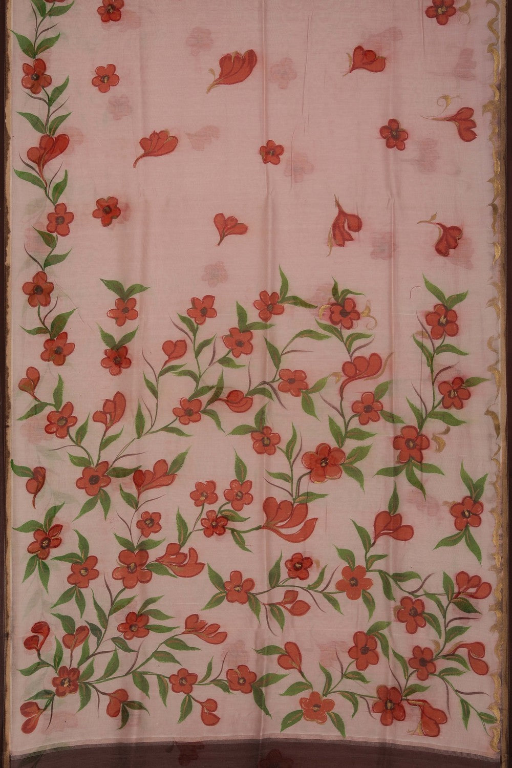 Image of Cotton Silk Pink Saree