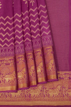 Image of A Contemporary Charm Pink Saree