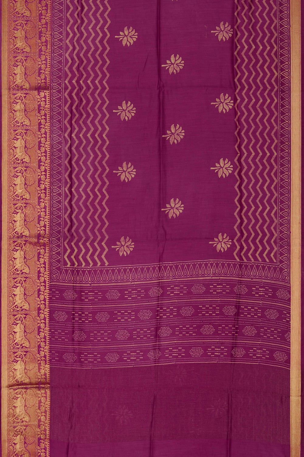 A Contemporary Charm Pink Saree