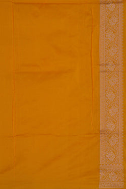 Image of Banarasi Katan Silk Yellow Saree