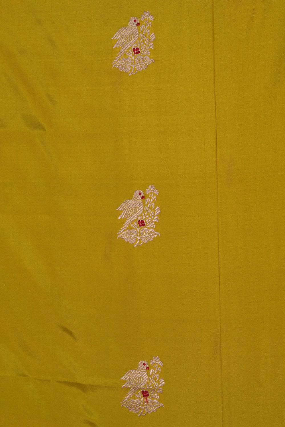 Image of Banarasi Katan Silk Spring Green Saree