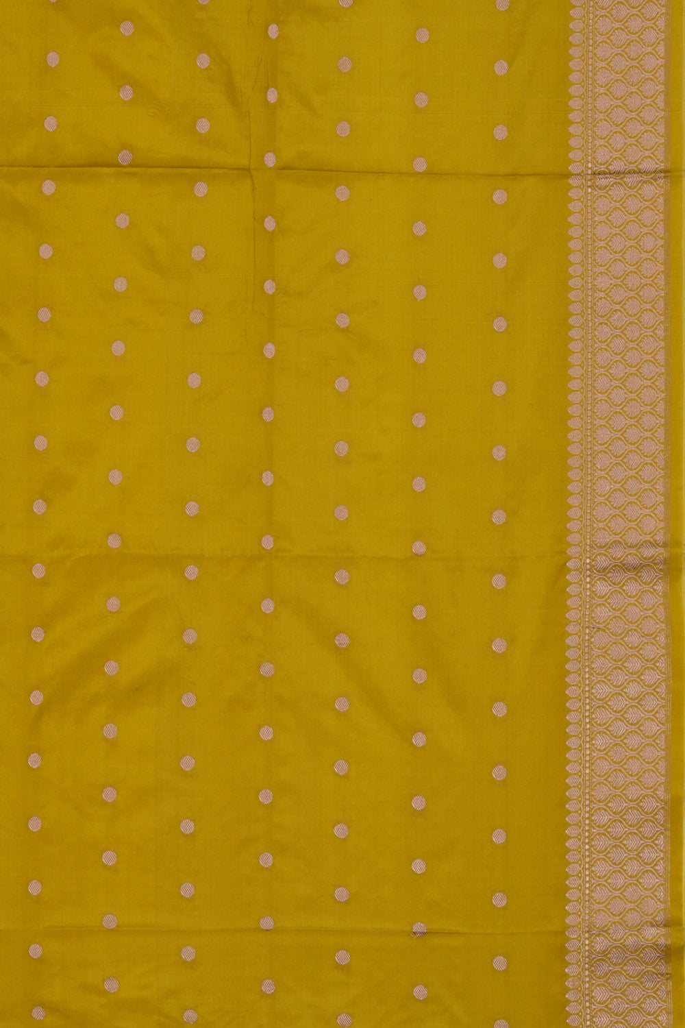 Image of Banarasi Katan Silk Spring Green Saree