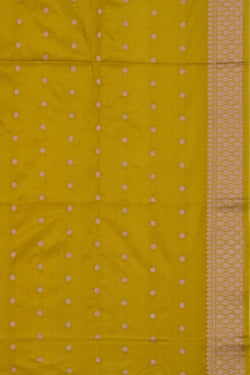 Image of Banarasi Katan Silk Spring Green Saree