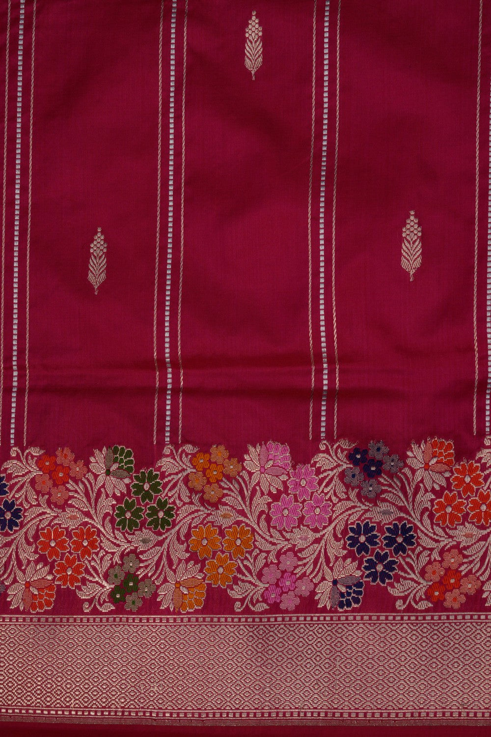 Image of Banarasi Katan Silk Pink Saree