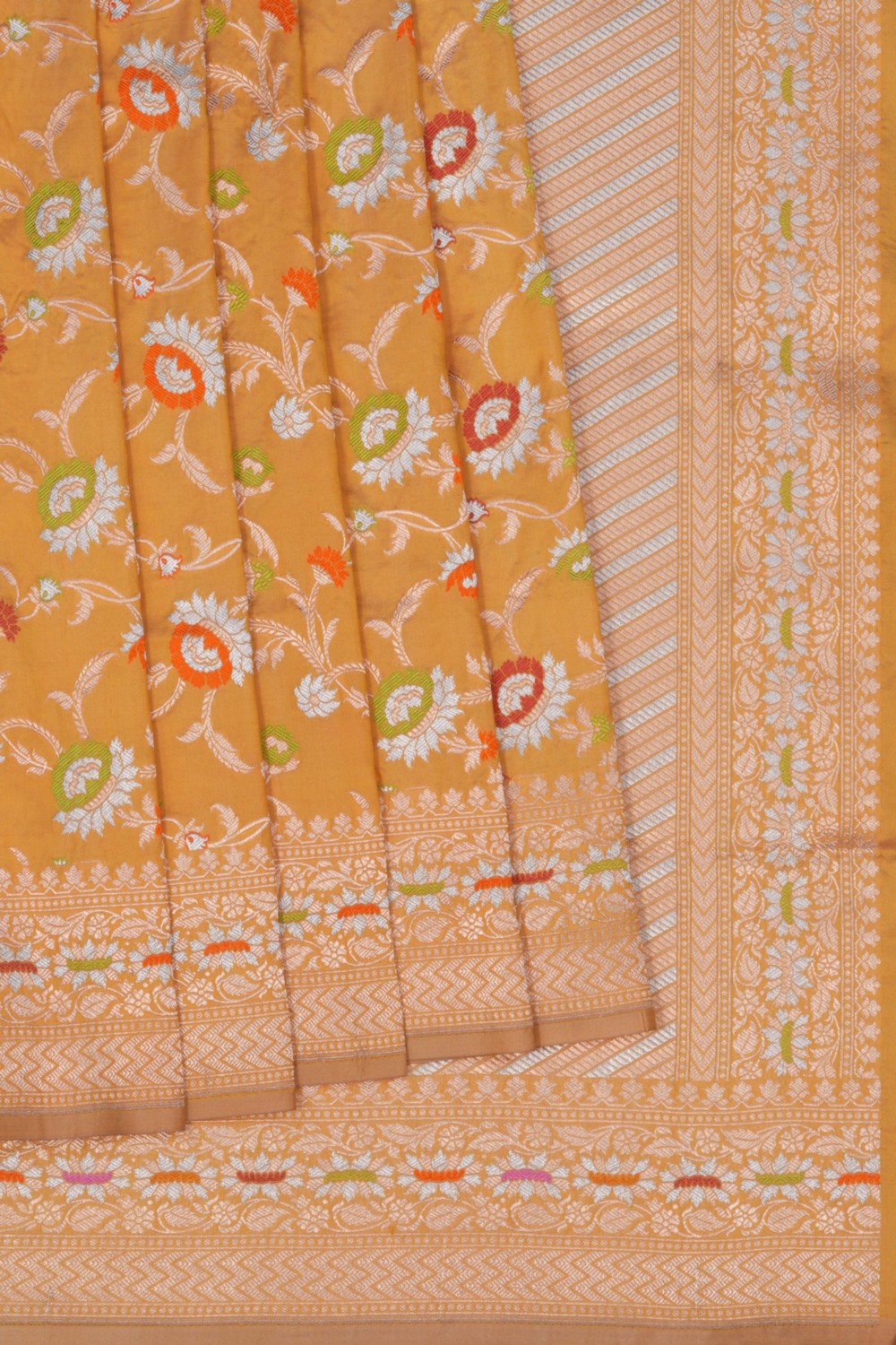 Image of Banarasi Katan Silk Gold Saree