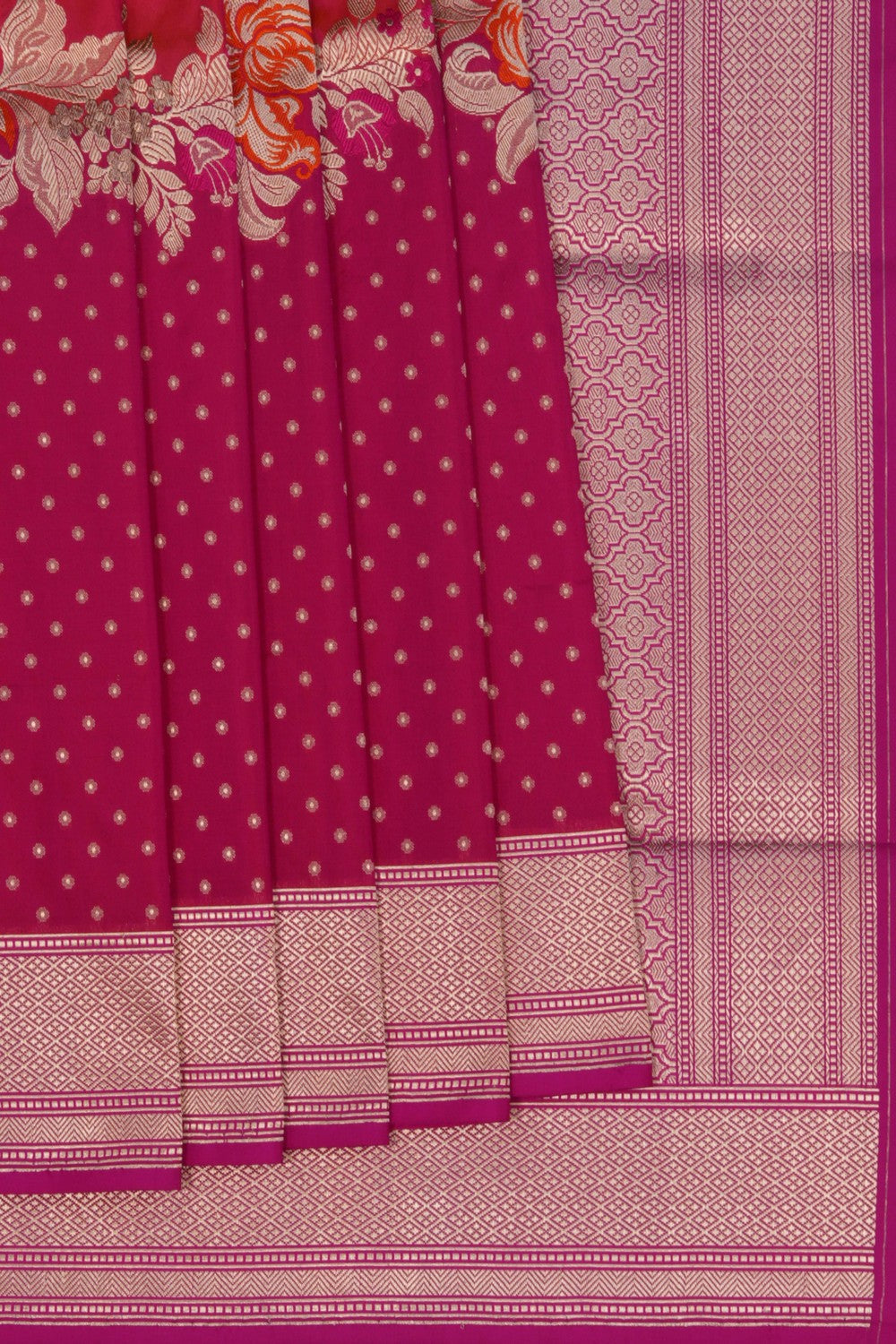 Image of Banarasi Katan Silk Pink Saree