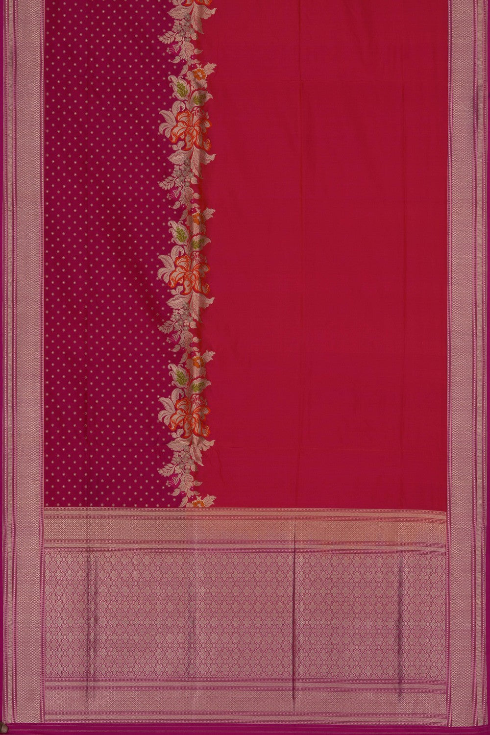 Image of Banarasi Katan Silk Pink Saree