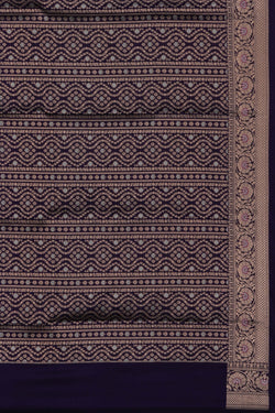 Image of Banarasi Katan Silk Purple Saree