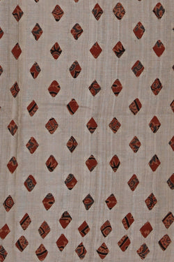 Image of Ajrakh Printed Saree