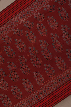 Image of Ajrakh Printed Saree