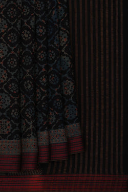Image of Ajrakh Printed Saree