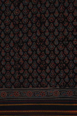 Image of Ajrakh Printed Saree