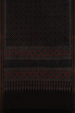Image of Ajrakh Printed Saree