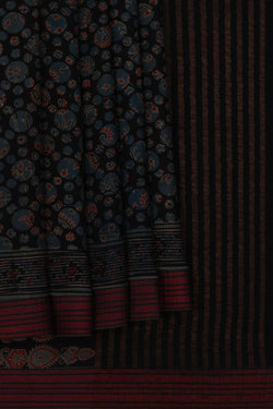 Image of Ajrakh Printed Saree