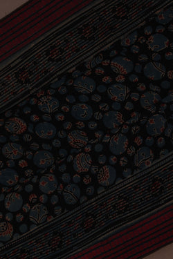 Image of Ajrakh Printed Saree