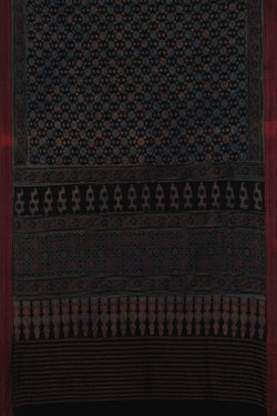 Image of Ajrakh Printed Saree