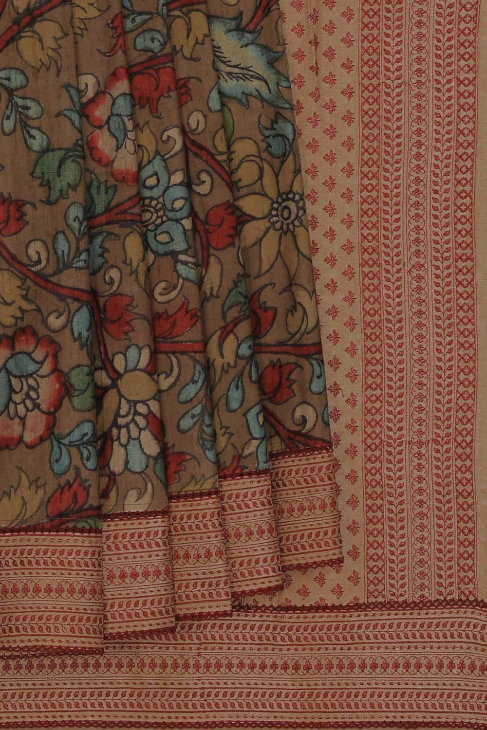 Image of Contemporary Charm Tussar Silk Saree