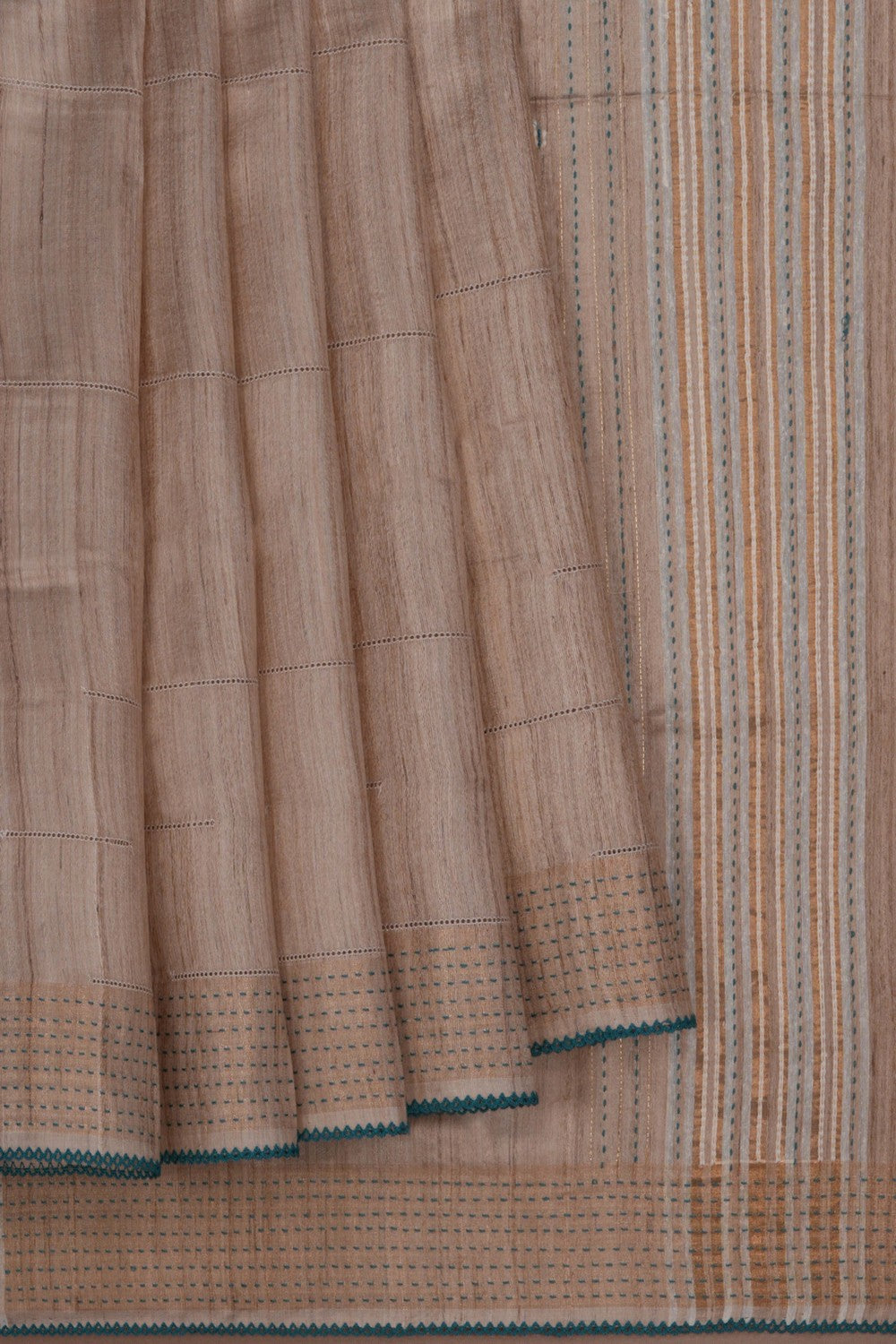 Image of Contemporary Charm Tussar Silk Saree