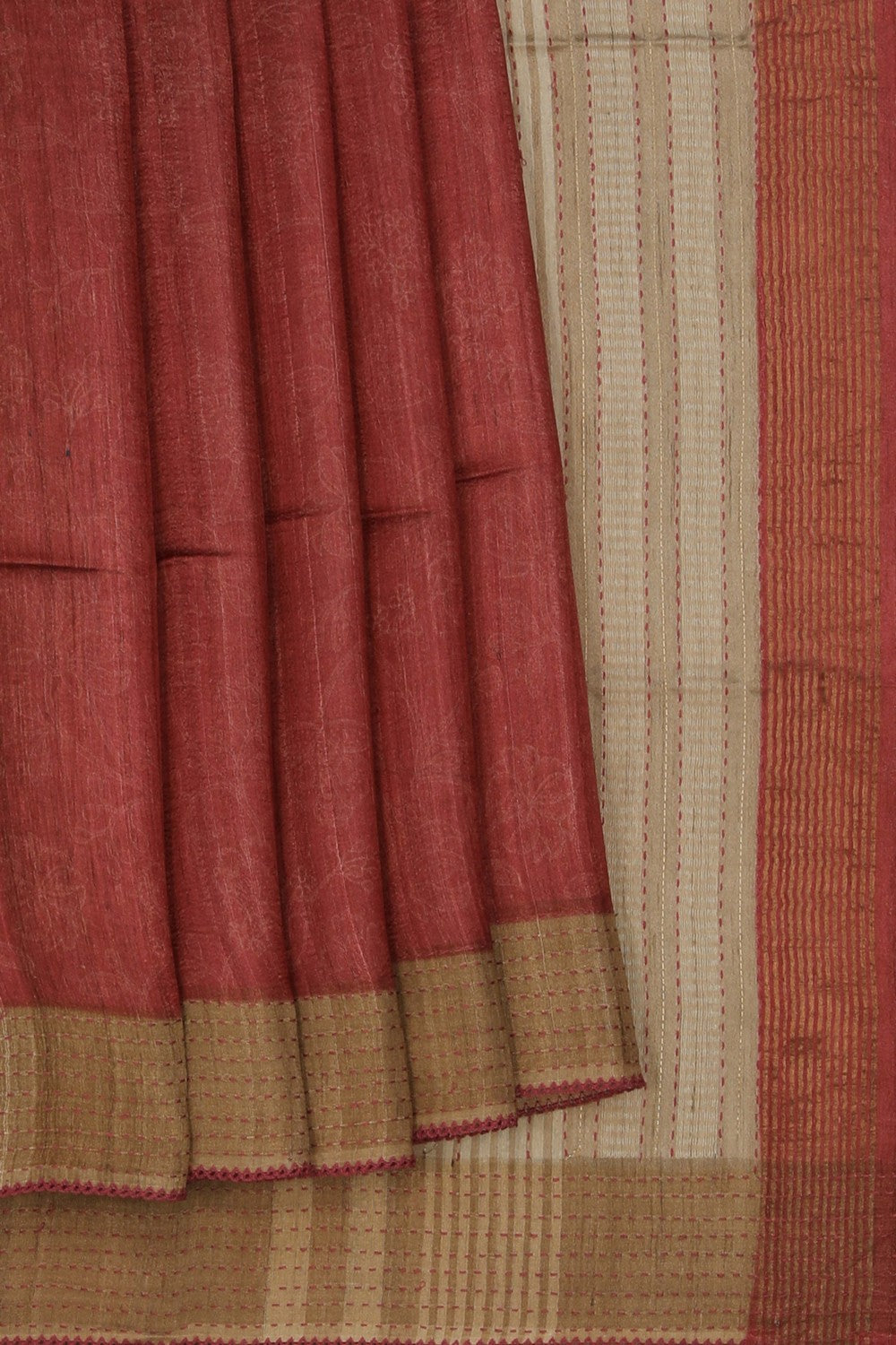 Image of Contemporary Charm Tussar Silk Saree