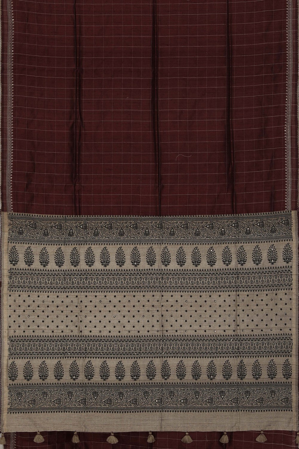 Image of Contemporary Charm Tussar Silk Saree