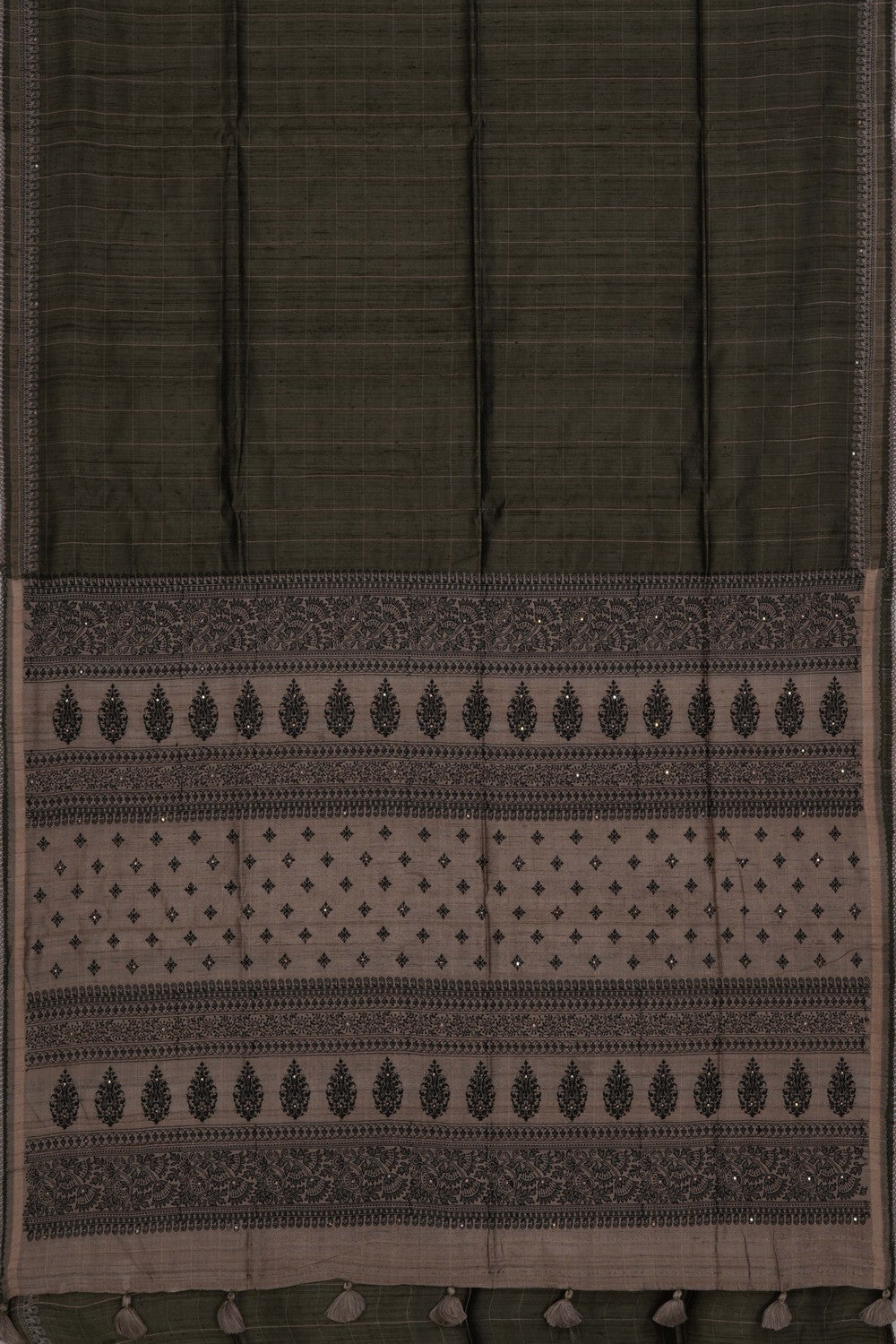 Image of Contemporary Charm Tussar Silk Saree