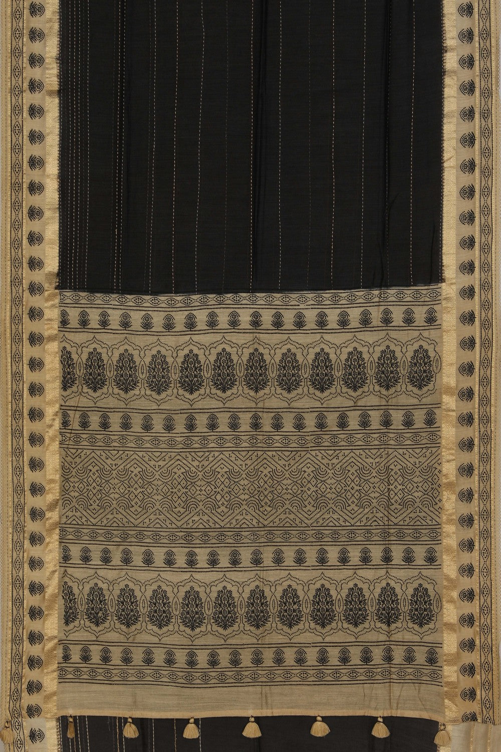 Image of Contemporary Charm Tussar Silk Saree