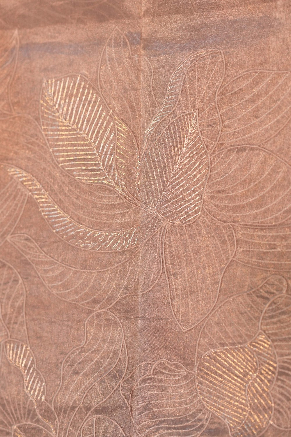 Tissue Silk Embroidery Saree